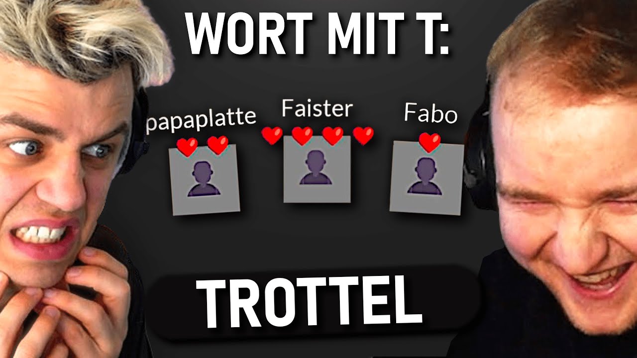 WER hat den KREATIVEREN WORTSCHATZ? (Papaplatte vs. Fabo vs. Faister)
