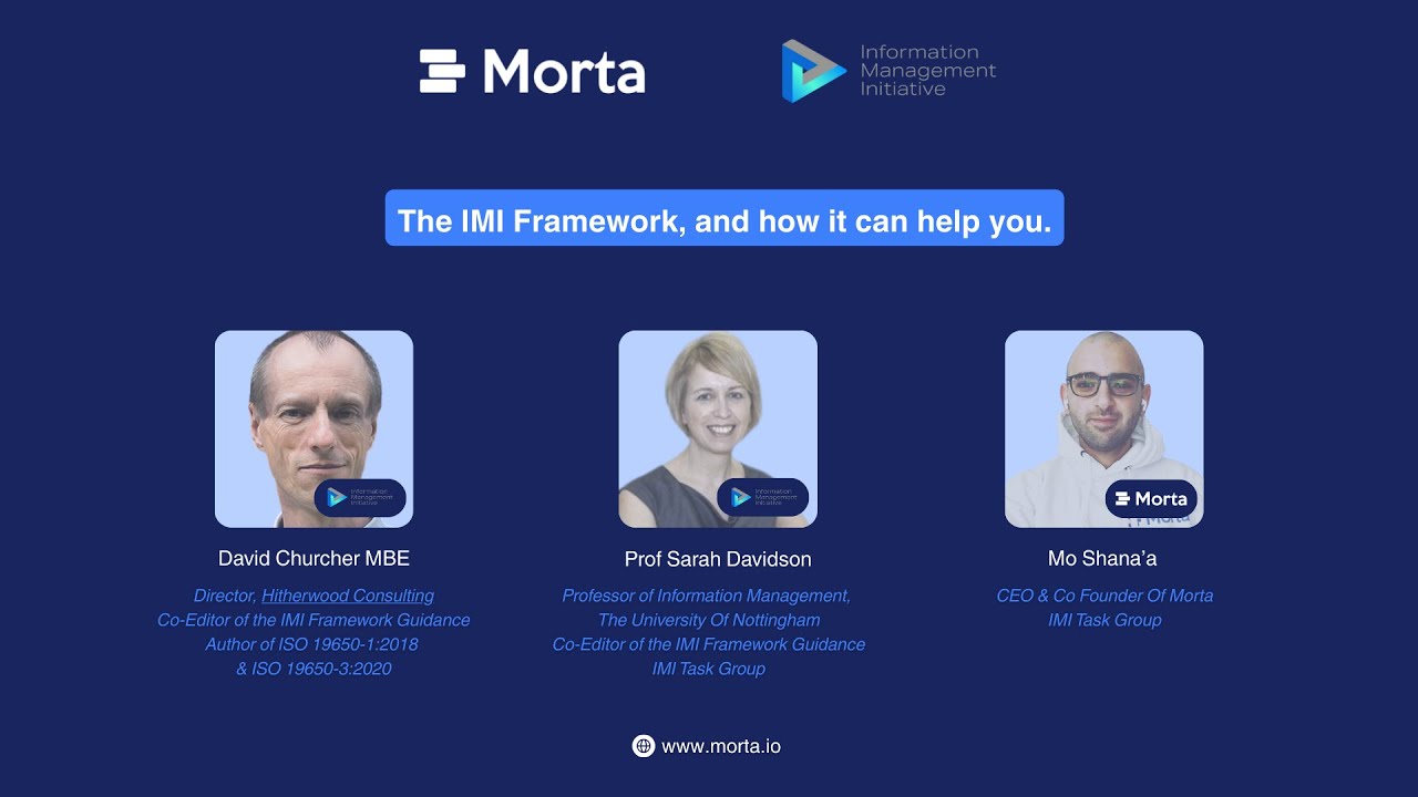 The IMI framework and how it can help you