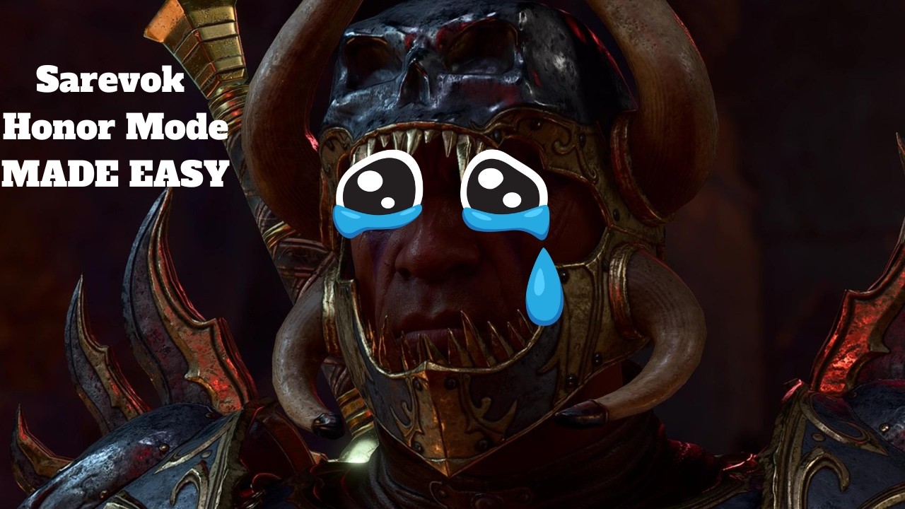 Sarevok Honor Mode MADE EASY!