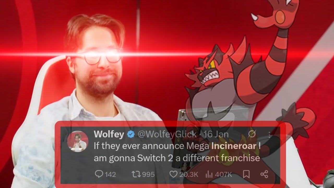 Wolfey's very 'out-there' relationship with incineroar...