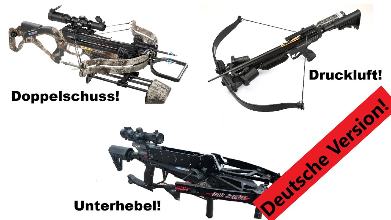 Drei HAMMER Schnellschuss Armbr&uuml;ste: Der Shootout!