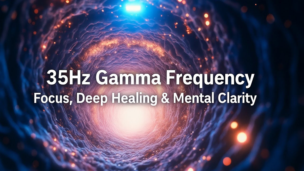 35Hz Gamma Frequency | Focus, Deep Healing & Mental Clarity 