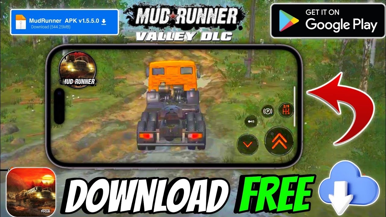 MudRunner Android Mobile// Gameplay & Download FREE #mudrunner #game 