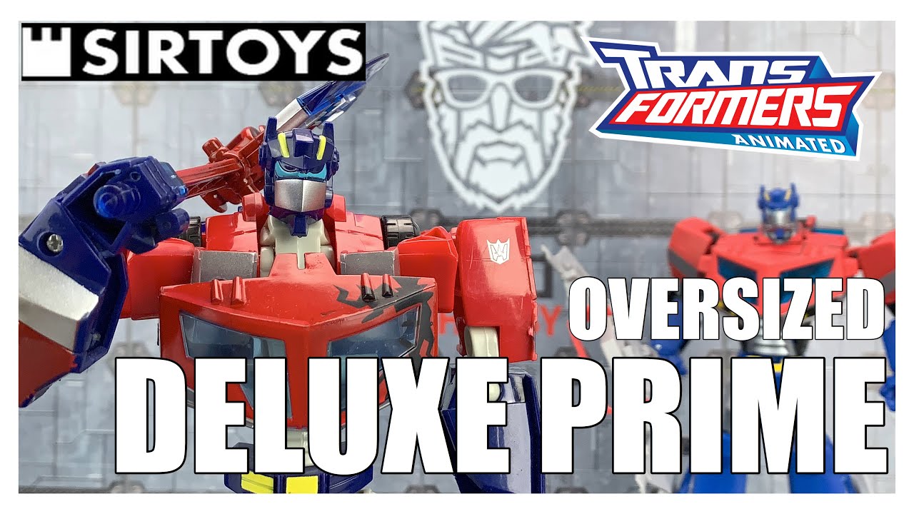 Oversize Transformers Animated Deluxe Optimus Prime