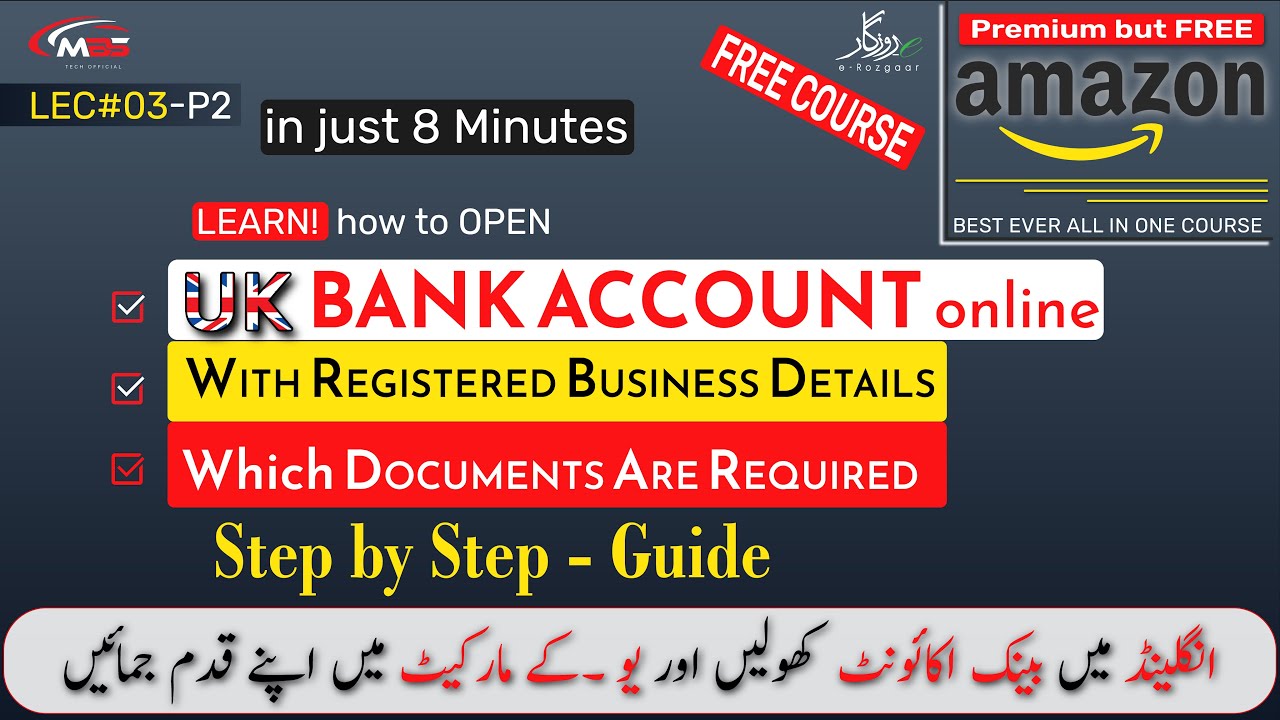 How to Open UK Bank Account from Pakistan - Required Documents - Step by Step - Wise - L3-p2
