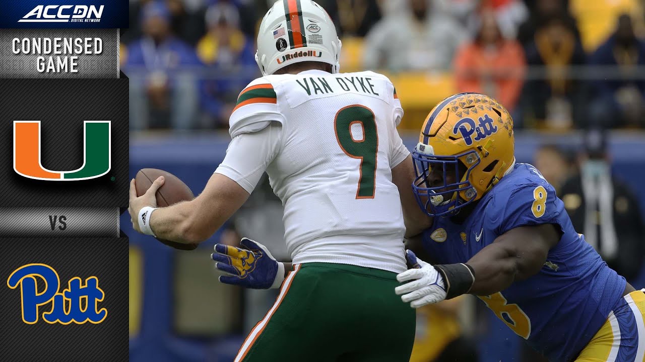 Miami vs. Pitt Condensed Game | 2021 ACC Football