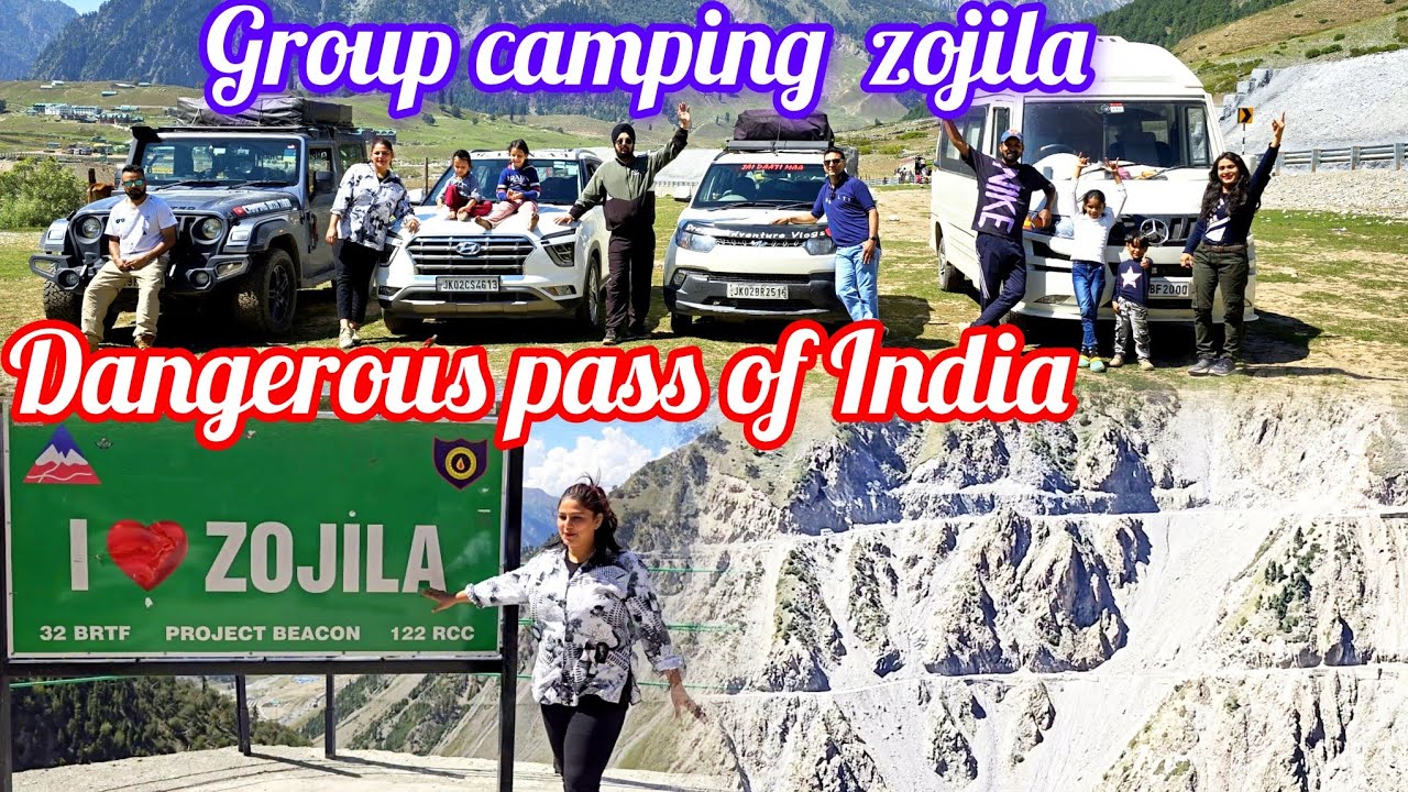 Sonmarg to zojila pass road trip || Camping in soonmarg with @Ghumakkadbugz