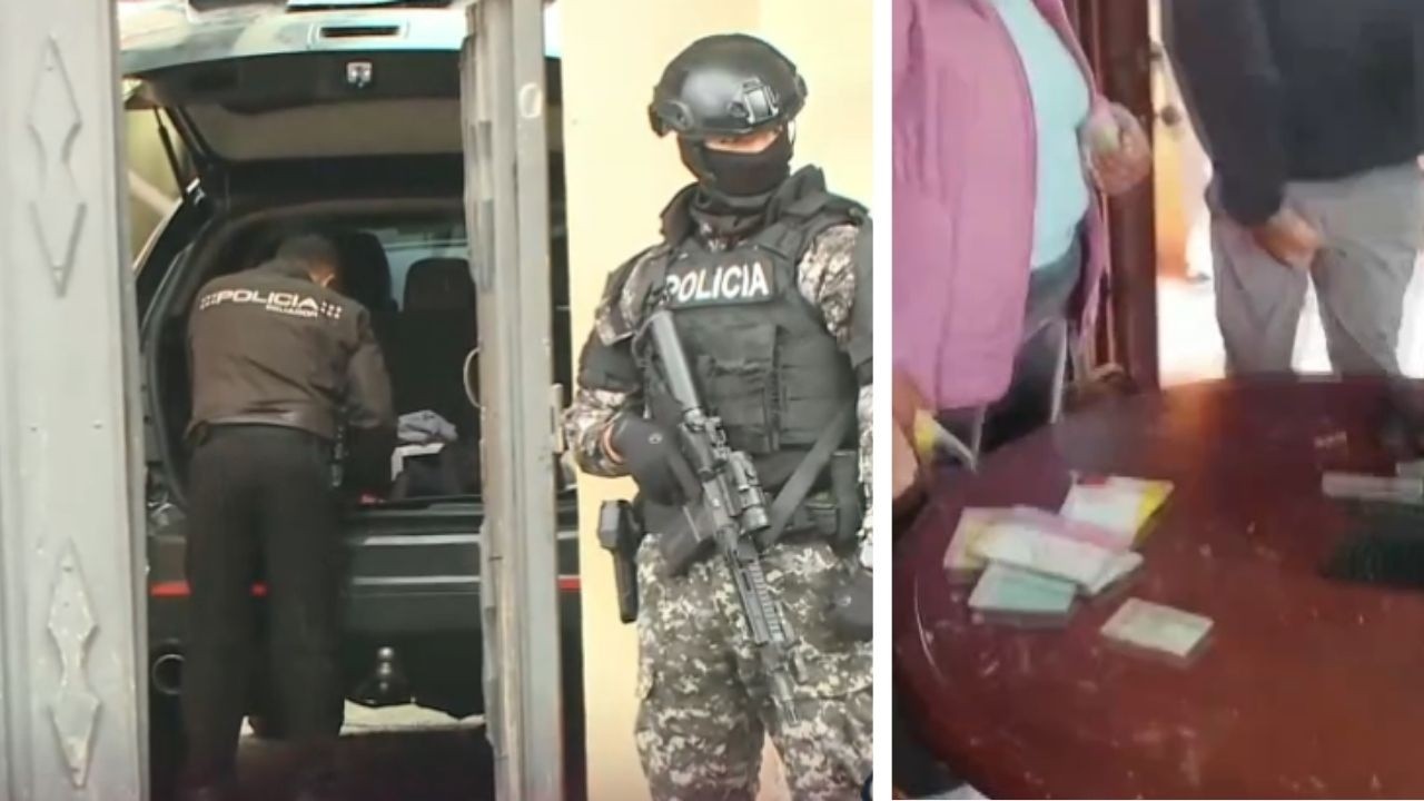 Policía allanó un domicilio en búsqueda de armas utilizadas para robar en Quito