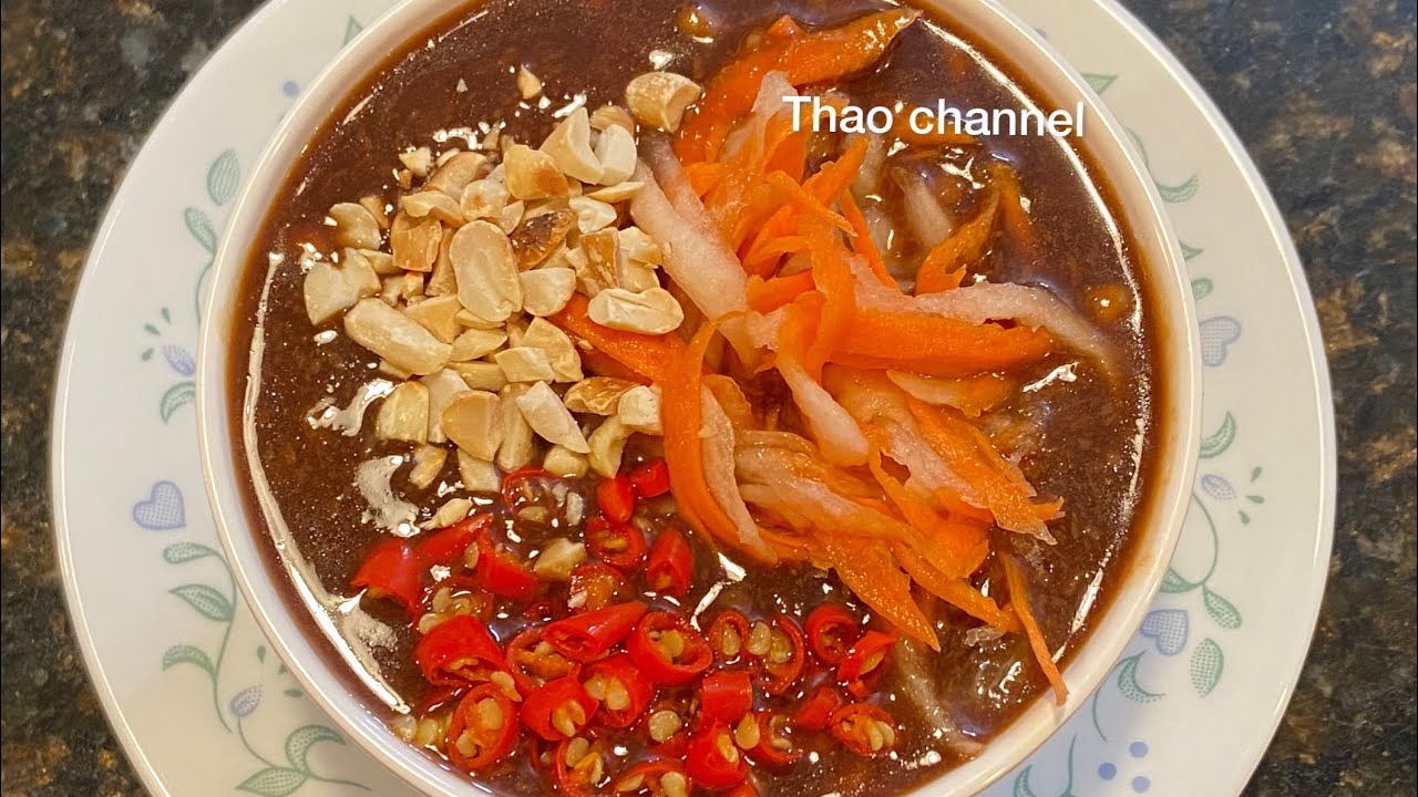 Cách làm tương đen chấm gỏi cuốn ngon đúng vị