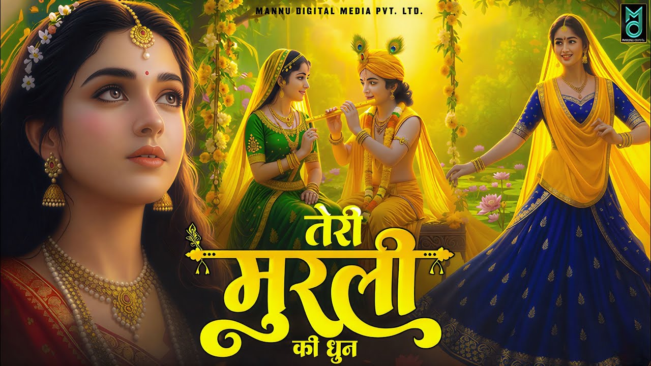 तेरी मुरली की धुन सुनने मैं बरसाने से आयी Teri Murli Ki Dhun - Most Popular Radha Krishna #bhajan