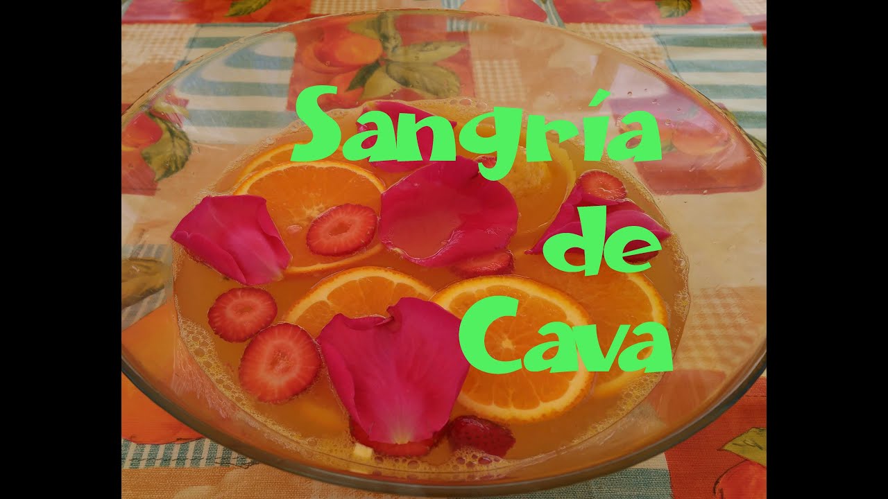 Sangria de Cava. El Menú del GUERRERO