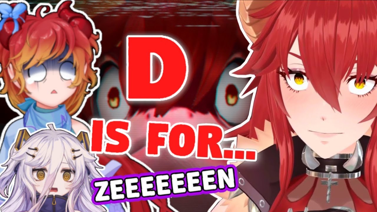 ADHD Dragon Vtuber Learns the Alphabet with Zentreya Reaction
