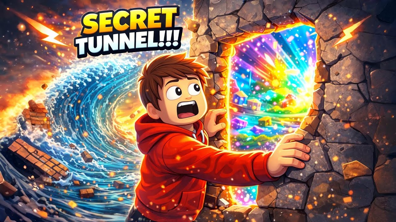I FOUND A SECRET TUNNEL!