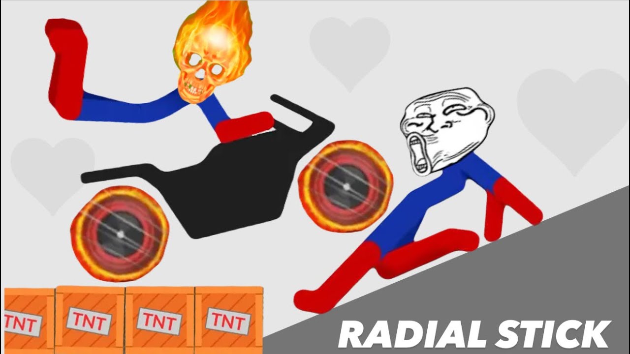 Best Falls | Stickman Dismounting compilation of funny moments RADIAL STICK #694