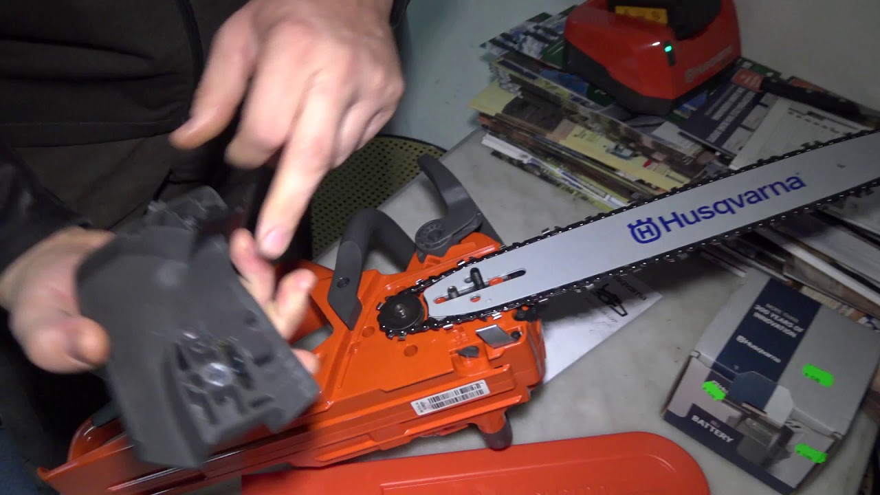 Husqvarna 536 Li xp unboxing ( Motoferastrau profesional pe baterie)