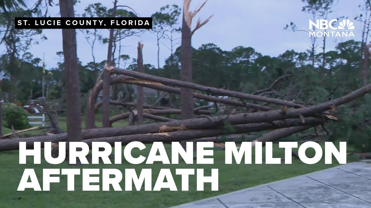 Hurricane Milton damage from Tampa, Sarasota and Venice, Florida