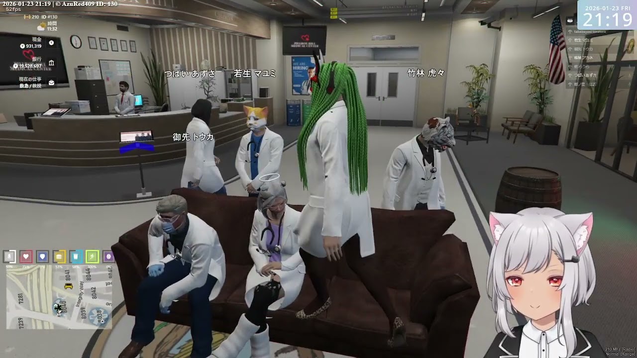 【#アズグラ409X】Day15 おねむな救急隊【#GTAV】