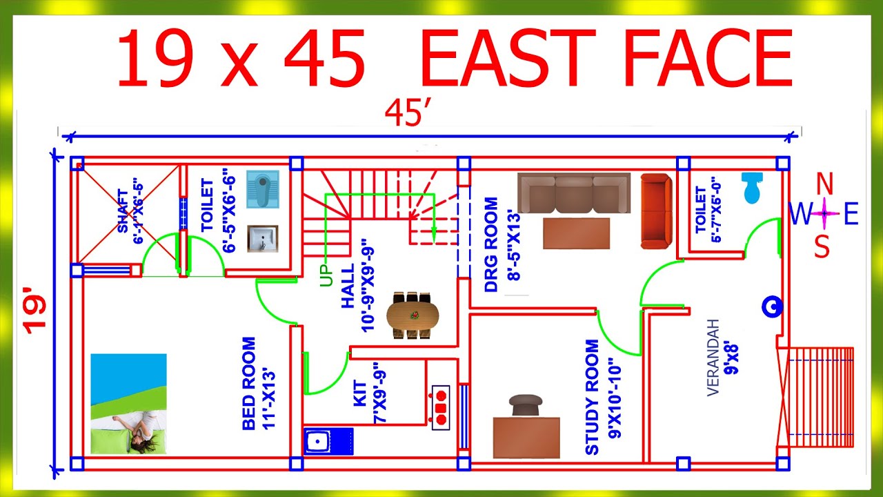 20x45 Home Plan || 20 x 45 Feet Ghar Ka Naksha || 20 x 45 Unik Home Design || 20x45 Home Plan ||