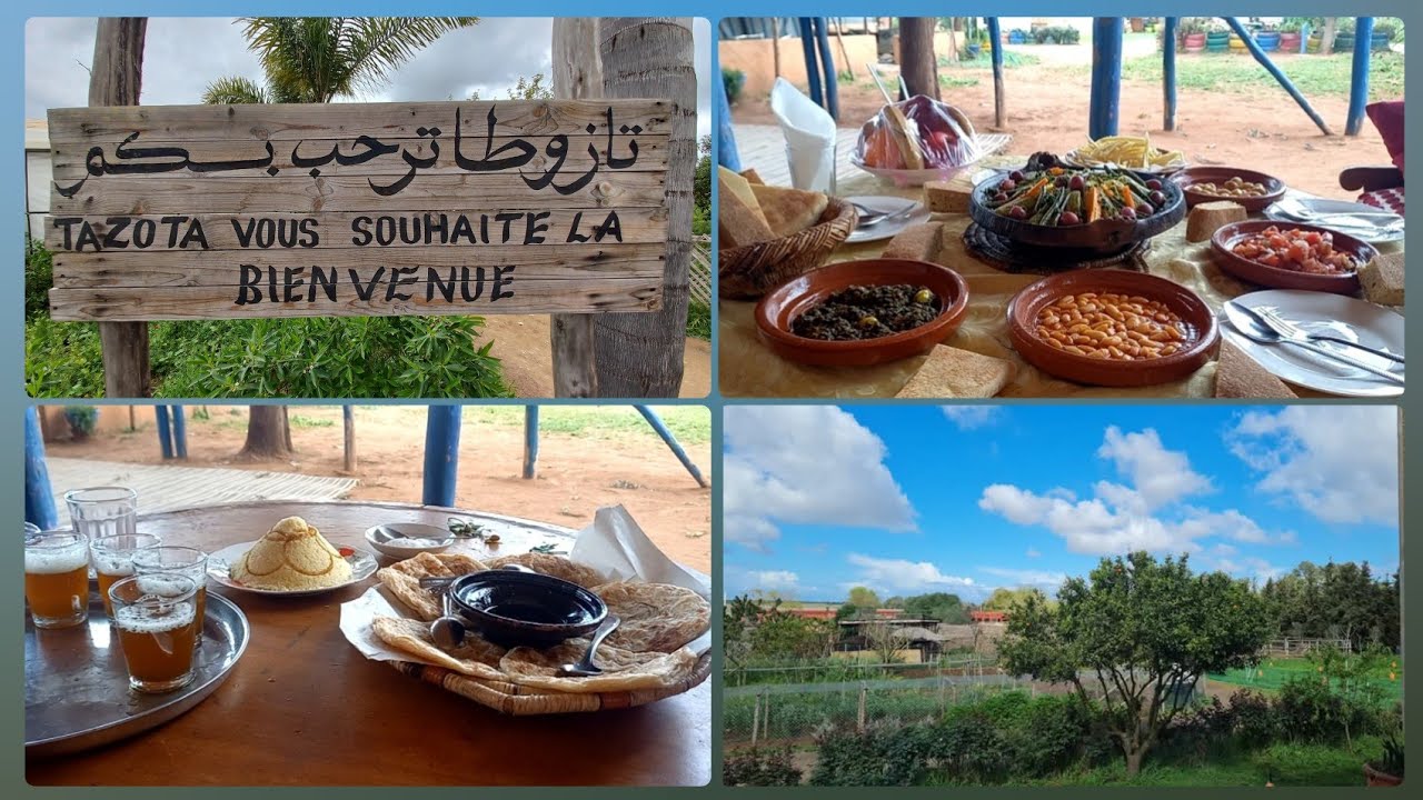 خريجة زوينة فالضيعة البيداغوجية تازوطا بمنطقة الرميلية نواحي الرباط 🏕 Ferme Pédagogique Tazota