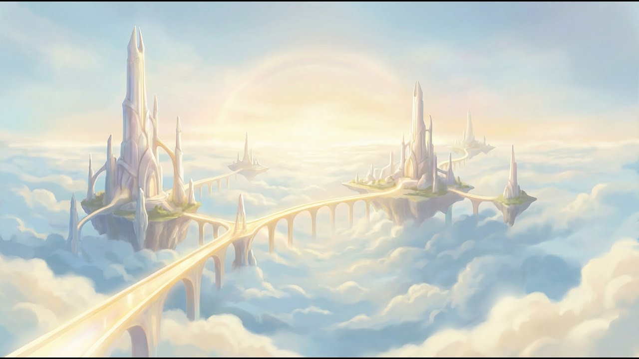 Celestial Kingdom Above the Clouds | Epic Fantasy Ambient Music | 1.5 Hours