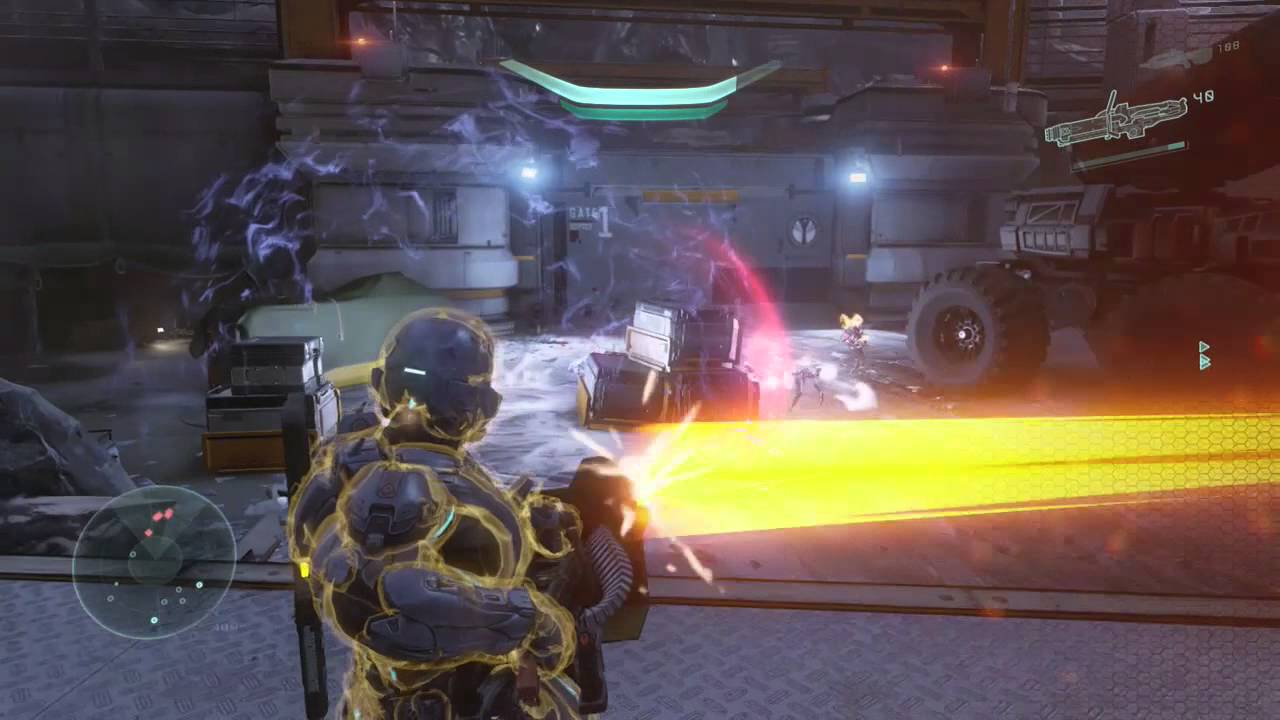 HALO5 UNSC Chaingun Turret LMG