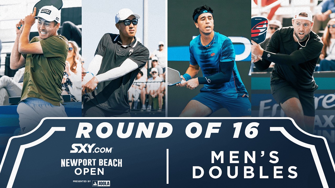 Garnett/Ge vs Tellez/Sock at the SXY Newport Beach Open