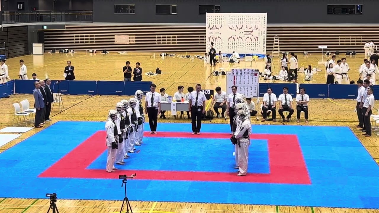 日本拳法第38回全国大学選抜選手権大会　男子の部　決勝　明治大学VS関西大学