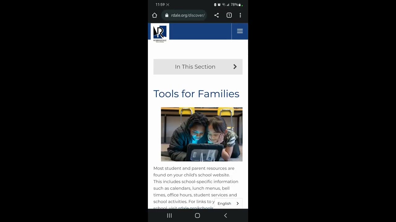 How to get assistance with accessing the parent portal from your phone (English)