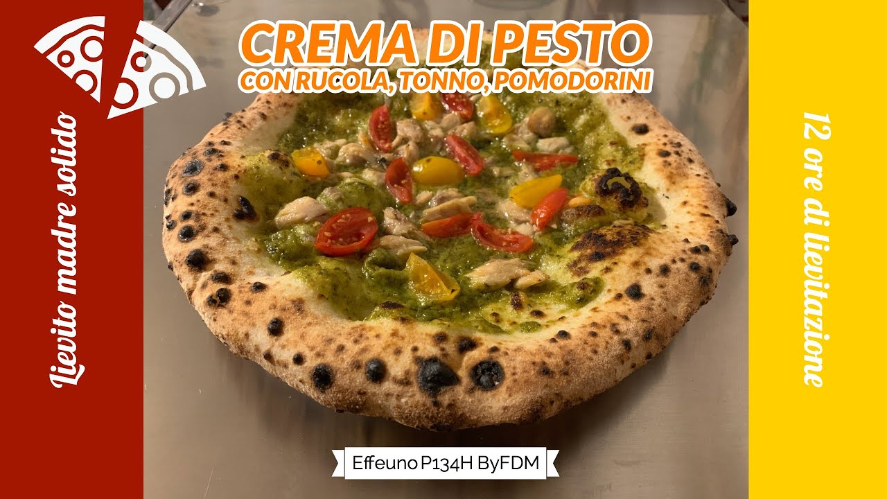 Effeuno P134H ByFDM - Pizza con pesto, tonno e pomodorini