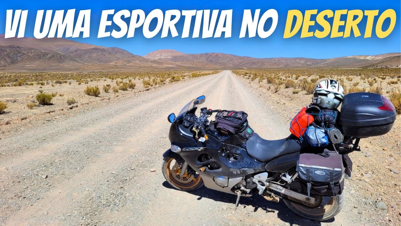 ELE FOI de MOTO ESPORTIVA para o DESERTO - LOS COBRES ao ATACAMA (T8/EP7)