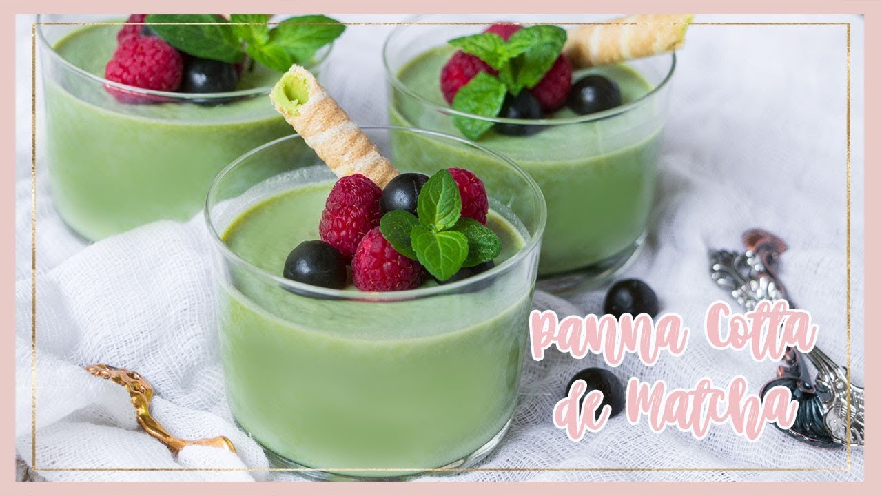 Panna Cotta de Matcha| Chokolat Pimienta ♥