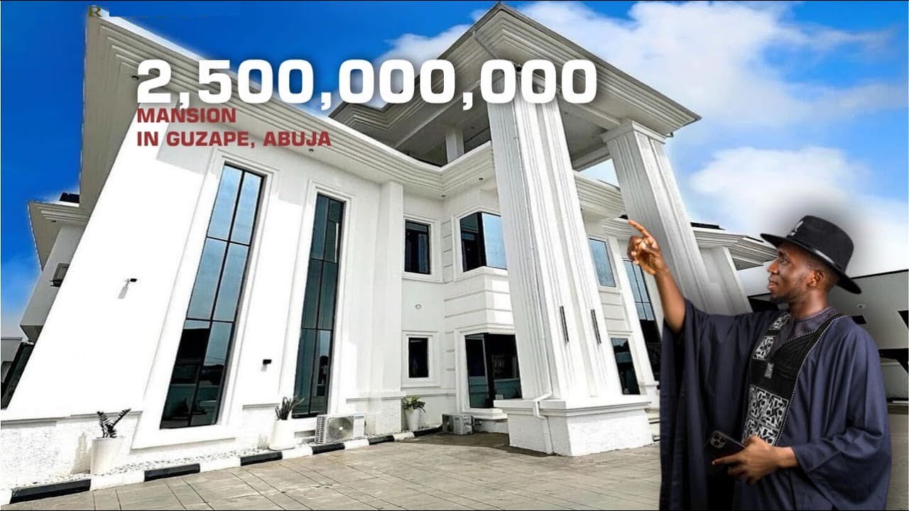 Touring a N2.5 BILLION Mansion In Abuja Most Luxurious Neighbourhood.