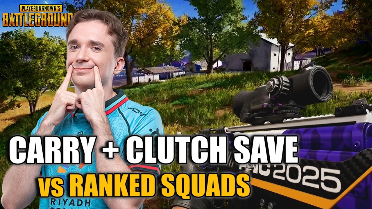 TWIS Pro–Lu, Hibako, POKAMOLODOY & K1IM Carry the Team vs Ranked Squads – PUBG 