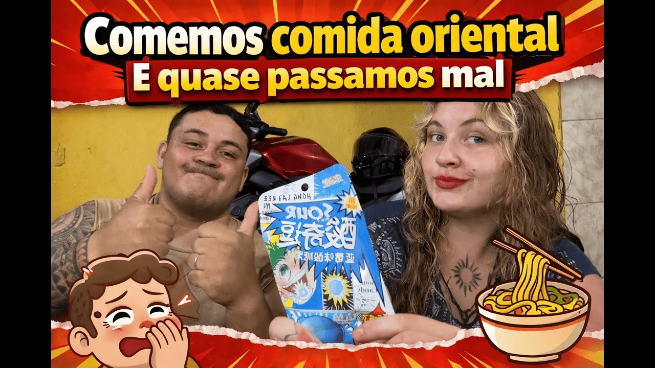 COMPRAMOS COMIDA ASIATICA E QUASE PASSAMOS MAL Part2 FINAL !