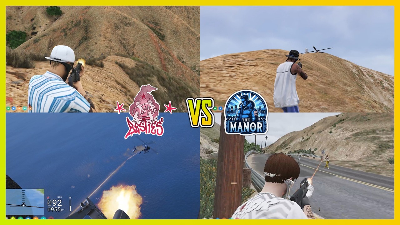 Besties vs Big Manor Gang // Cargo Ship At Humane Labs (Multi POVs) | NoPixel 4.0 GTA RP