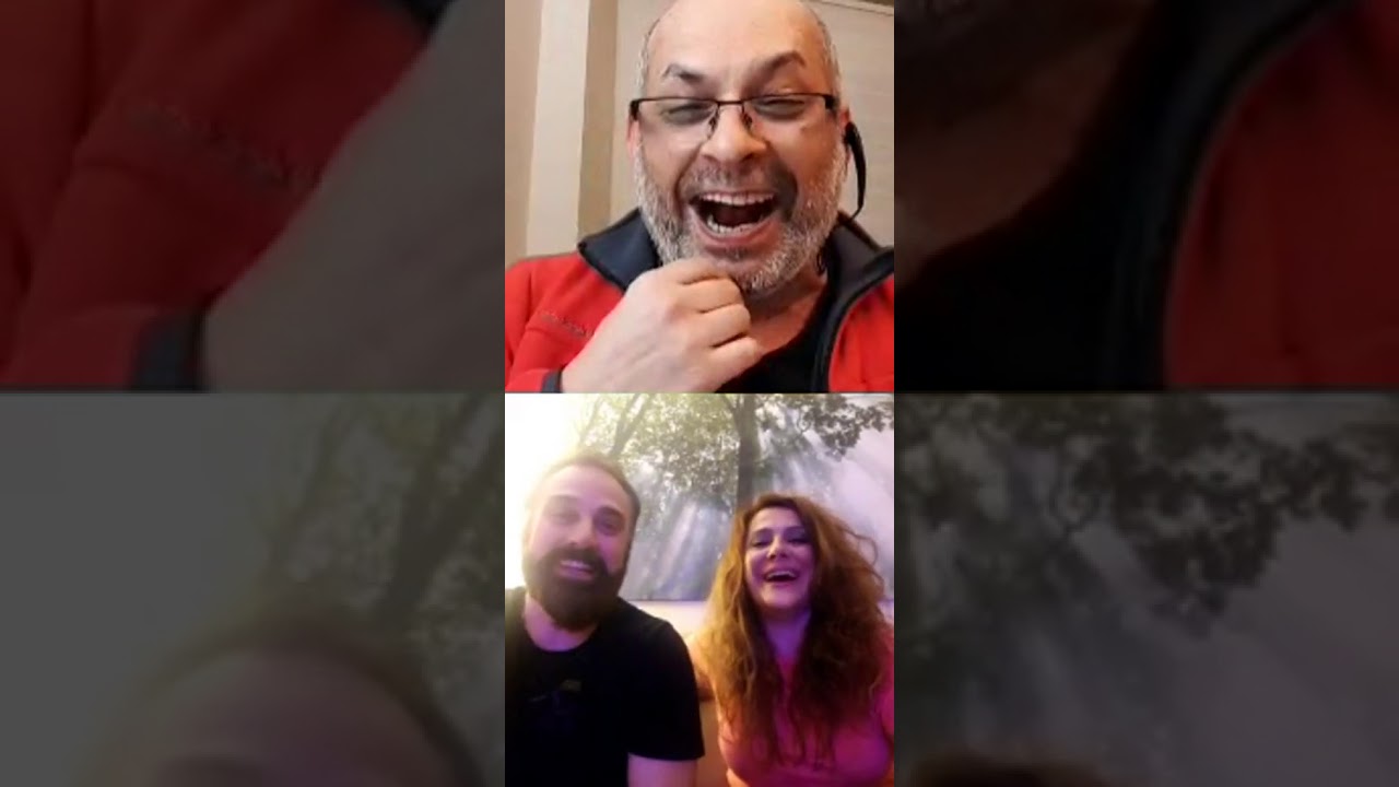 7 numara oyuncuları Okan Selvi, Ay&ccedil;a Mutlugil ve Tuba Taner Ert&uuml;rkler İnstagram canlı yayın Part 1