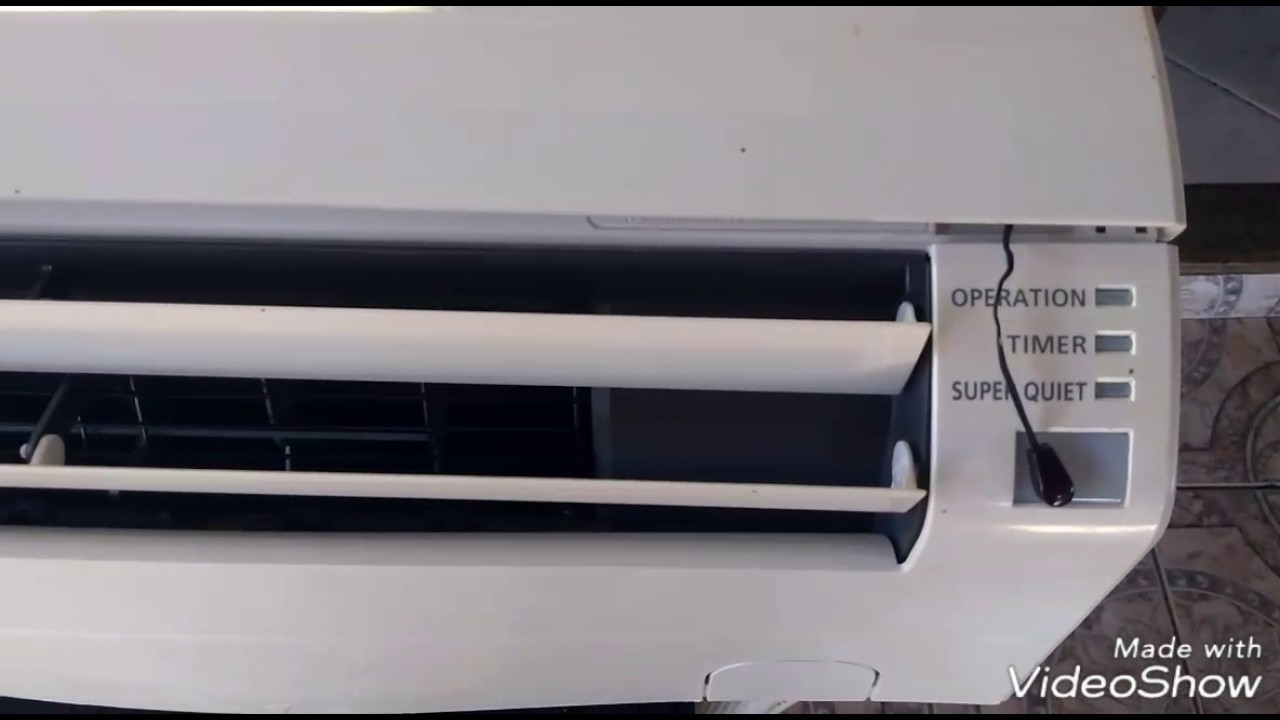 Conserto máquina inverter Fujitsu defeito pisca o time duas vezes