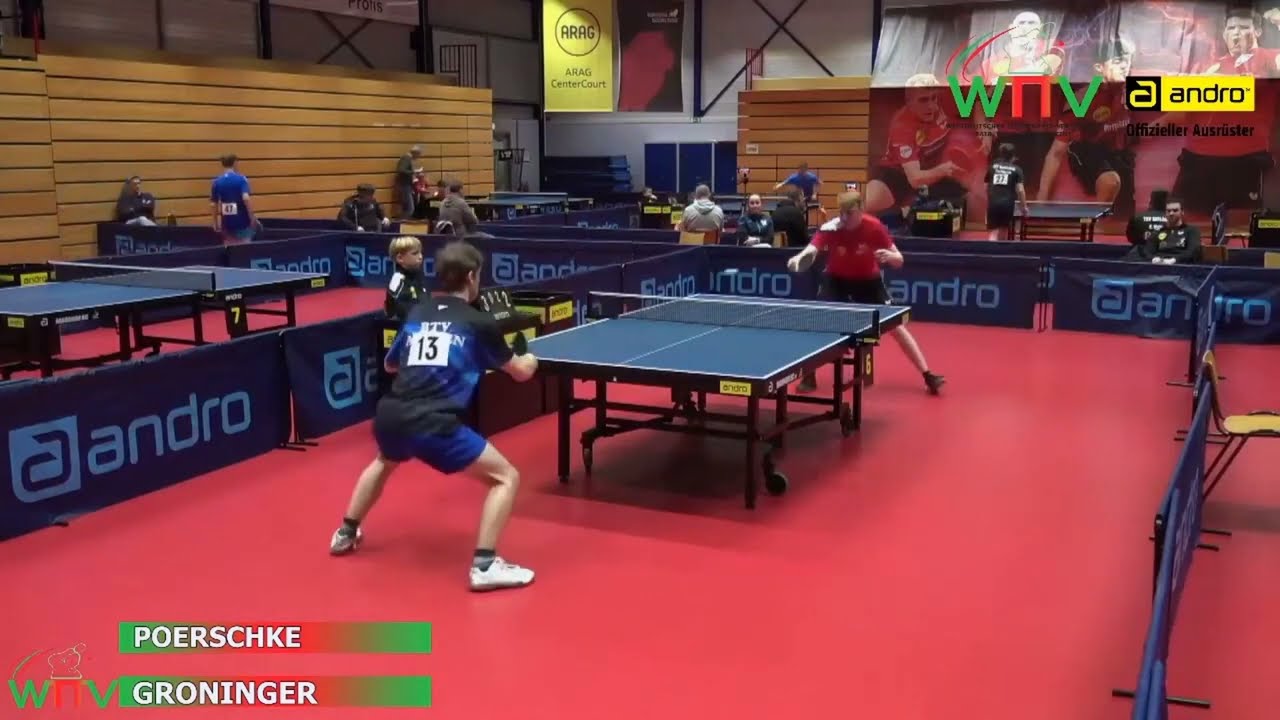 U19 Westdeutsche Meisterschaften |  A.Groninger(1575TTR) gegen M.Poerschke(1854TTR)
