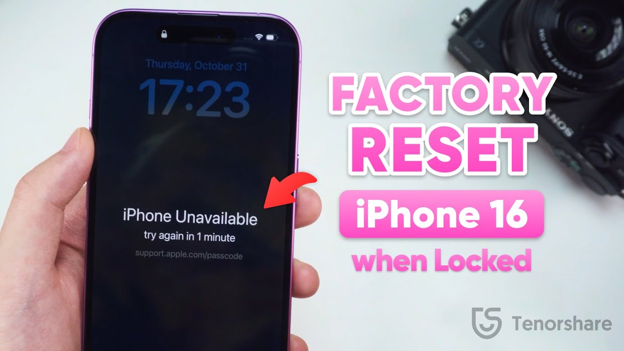 3 Ways to Factory Reset iPhone 16 When Locked | iOS 18