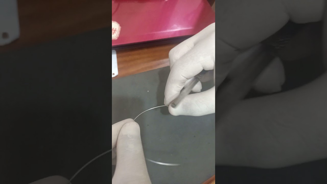 NiTi Reverse curve of spee Fabrication