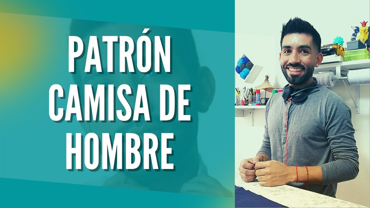 Patrón para camisa de hombre y escalado de tallas