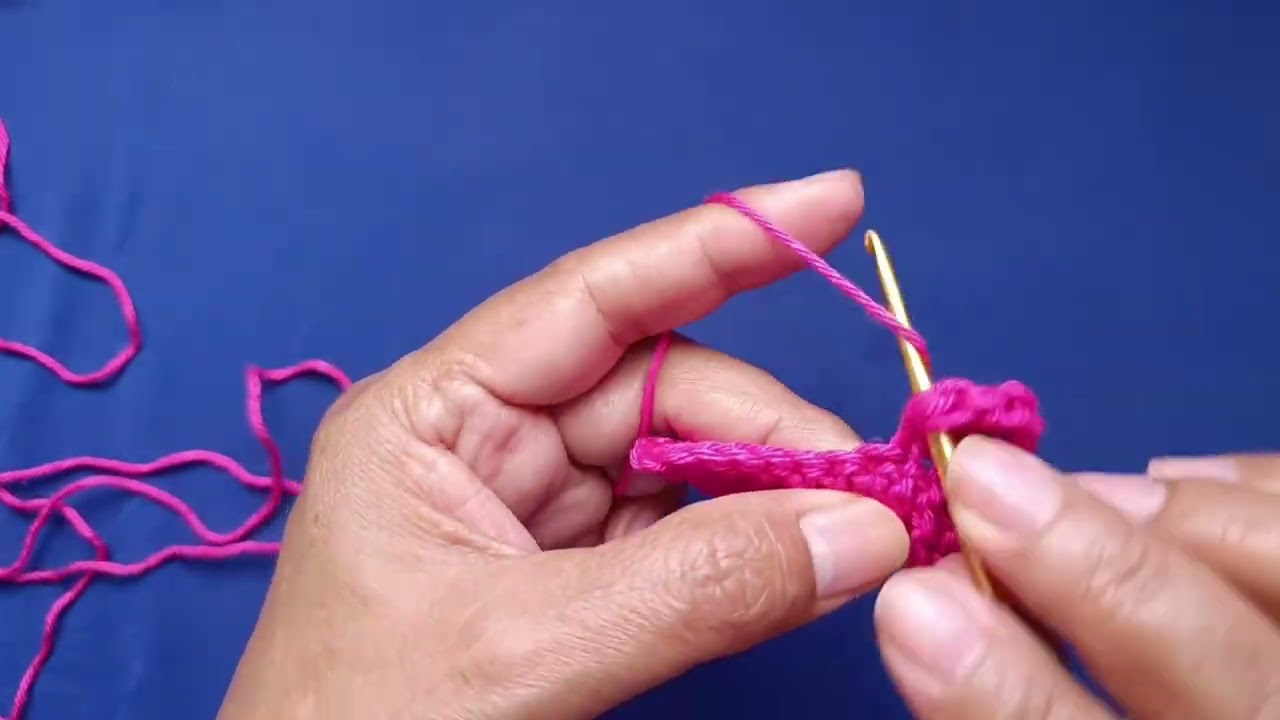 Tutorial Ocho | Punto alto doble 🕷️🧶