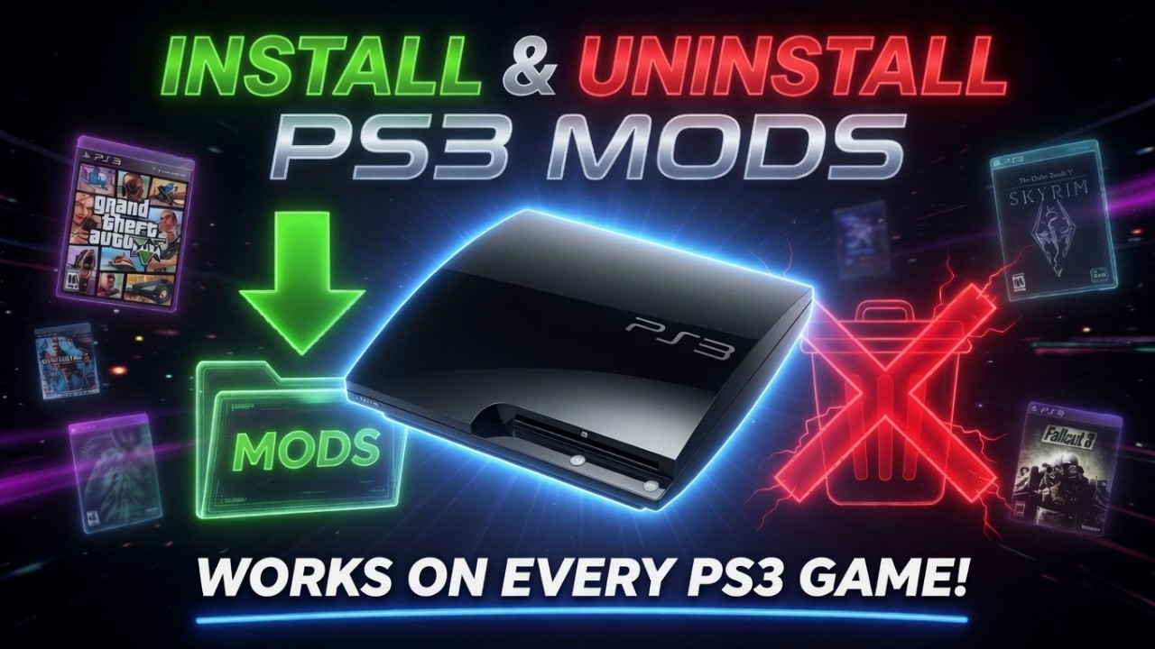 Как установить и удалить моды для игр на PS3: самый простой способ в 2026 году!
