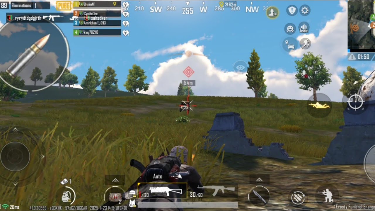 20/97 with 4 Kills | MVP Frosty Funland | PUBG Mobile Gameplay Unedited 2025-11-23-19-10-12