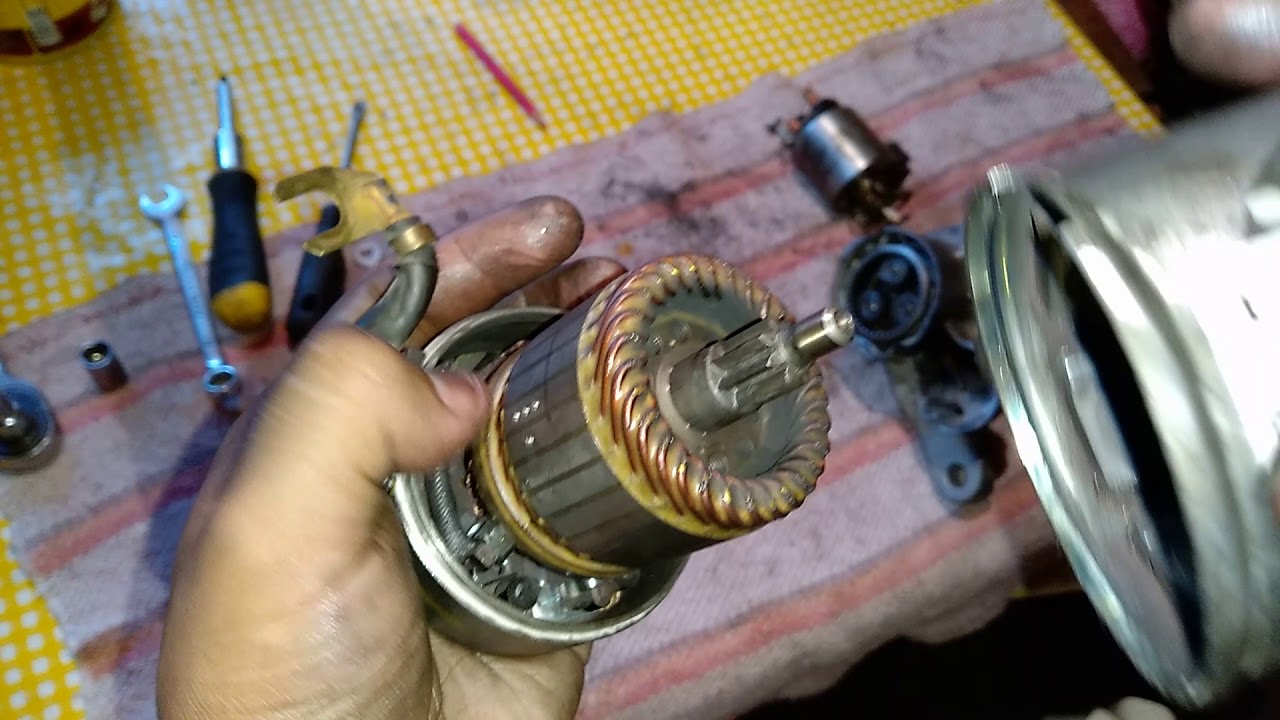 Cómo reparar el Motor de Arranque del Nissan Tiida (Marcha o burro de arranque) Parte 2