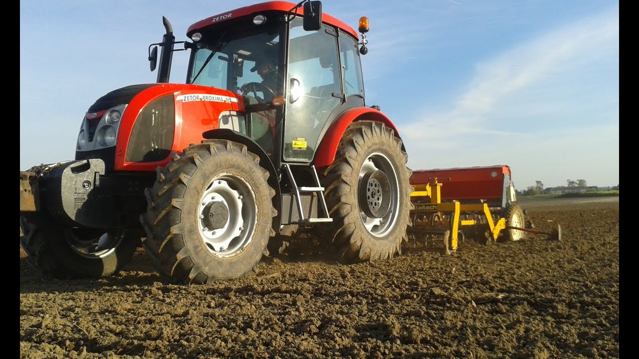 Siew Pszenicy z nowym nabytkiem 2016 ㋡ Zetor Proxima 90 & Staltech & Poznaniak ㋡