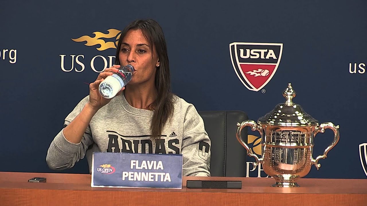 U.S. OPEN 2015: Womens Finals Champion, Flavia Pennetta ( In Italian )