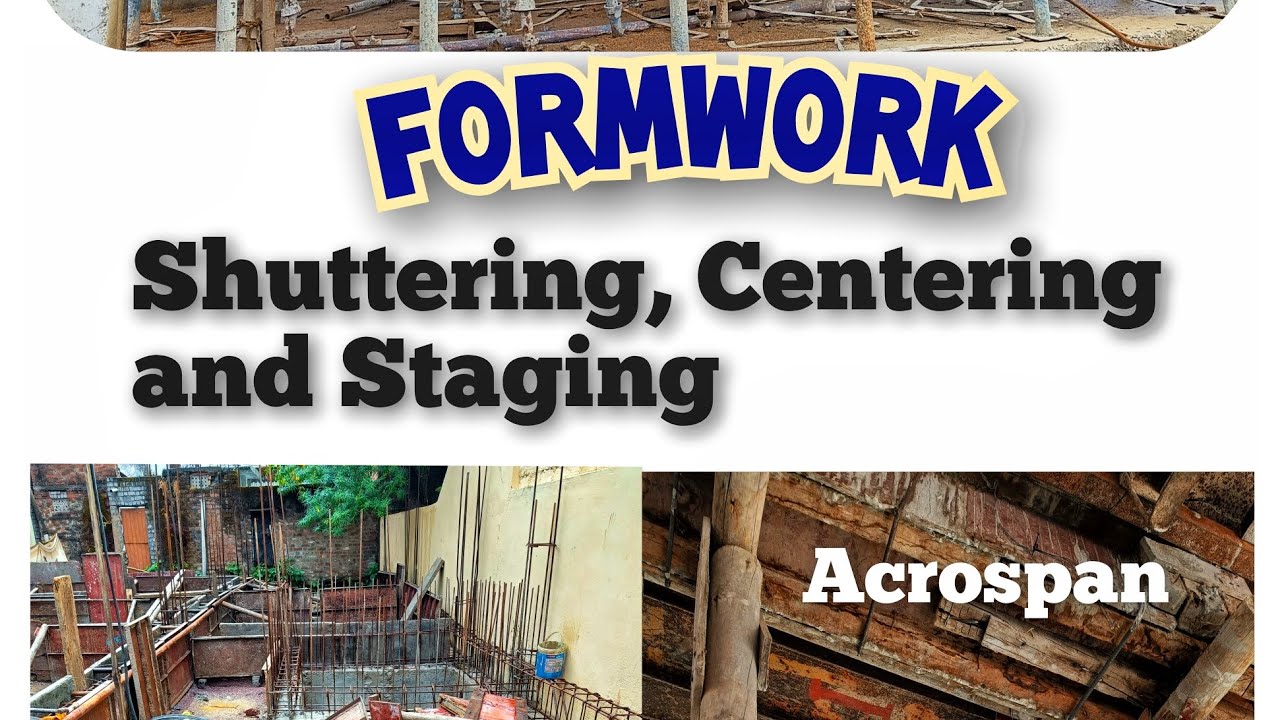 Formwork (Shuttering, Centering and Staging), Acrospan, MS props ✓✓