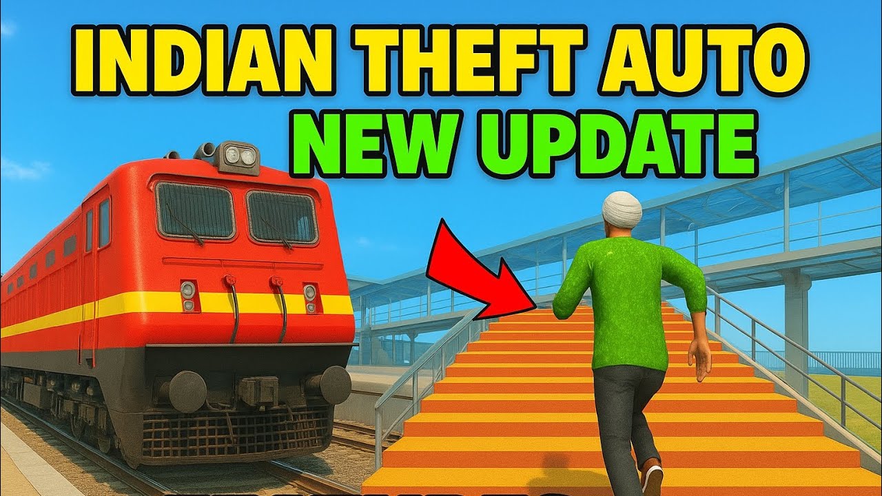 🔥Indian Theft Auto Simulator New Update 2025 | Train Feature Gameplay | ITA New Update🎮💯💯