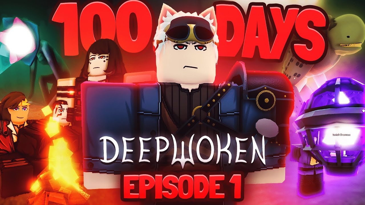 I tried to SURVIVE 100 DAYS in ROBLOX DEEPWOKEN (EP 1)